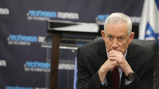בני גנץ (צילום: נועם ריבקין פנטון, פלאש 90)