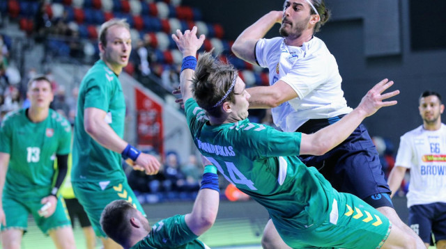 אדיר כהן שחקן נבחרת ישראל בכדוריד (צילום: אתר רשמי, הדר ואן קולא, איגוד הכדוריד)