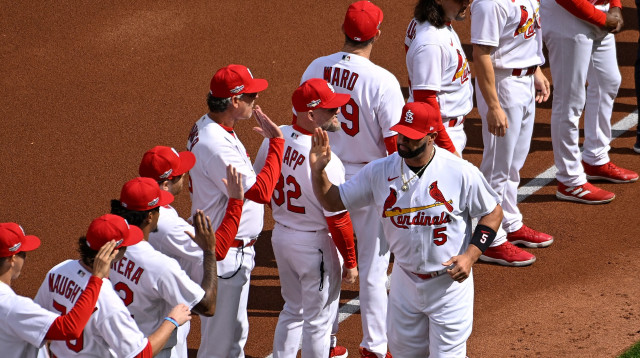 בדרך לעוד עונה מוצלחת? שחקני סנט לואיס קרדינלס (צילום: GettyImages, Joe Puetz)