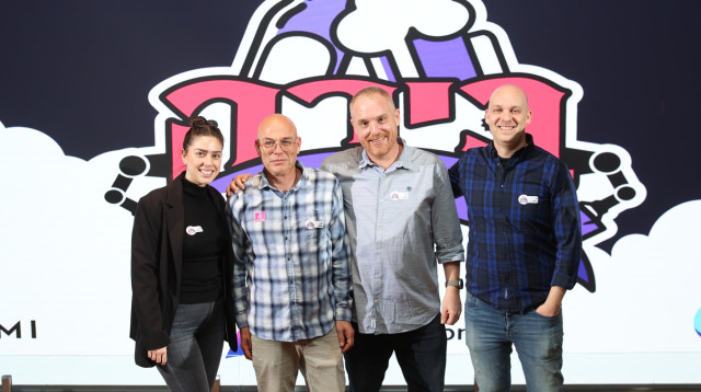 שי בלנק, אייל גרשון, חנן אבצוק, שקד כהן ירקוני (צילום: גלעד ארצי)