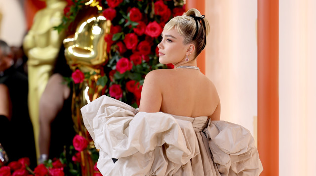 פלורנס פיו בטקס האוסקר (צילום: Mike Coppola/Getty images)