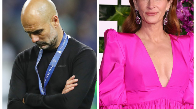 פפ גווארדיולה, ג'וליה רוברטס (צילום: מערכת וואלה!, GettyImages)