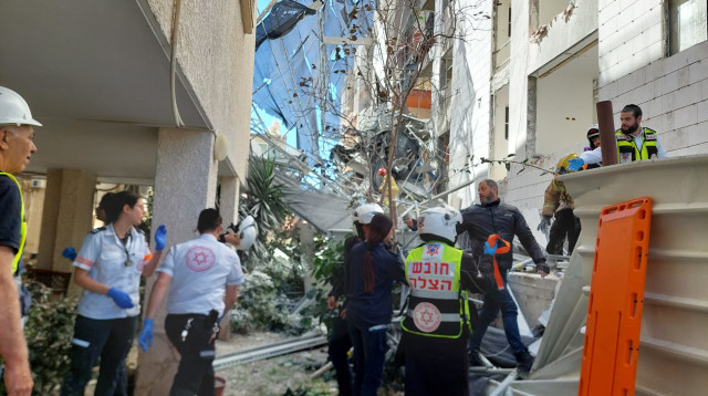 תאונה באתר בנייה, ארכיון (צילום: מד"א)