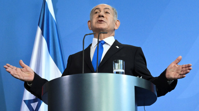 נתניהו בברלין (צילום: REUTERS/Annegret Hilse)