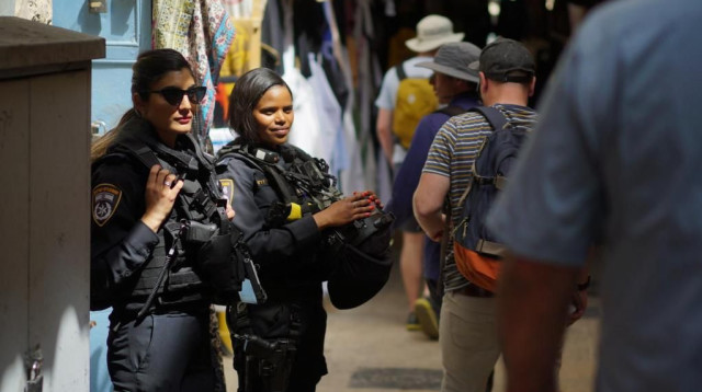 היערכות המשטרה בירושלים לקראת הרמדאן (צילום: דוברות המשטרה)