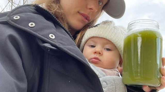 אלינה לוי ובנה אוליבר (צילום: צילום מסך אינסטגרם)