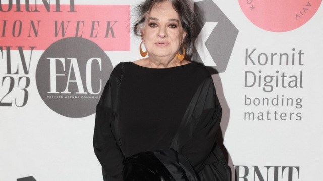 הגר אלמביק בערב הגאלה שבוע האופנה קורנית FAC ת"א 2023 (צילום: לנס הפקות)