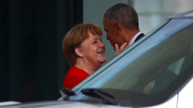 ברק אובמה ואנגלה מרקל (צילום: רויטרס)