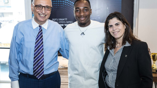 בלסינג אפריפה עם יעל ארד ואיציק פלד (צילום: עודד קרני)