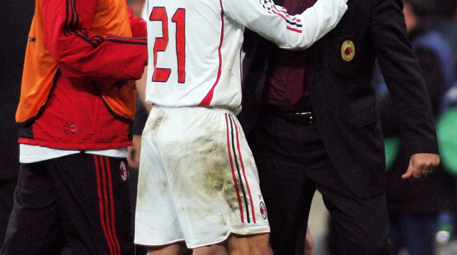 פירלו ואנצ'לוטי בימים טובים יותר (צילום: GettyImages, Johannes Simon/Bongarts)