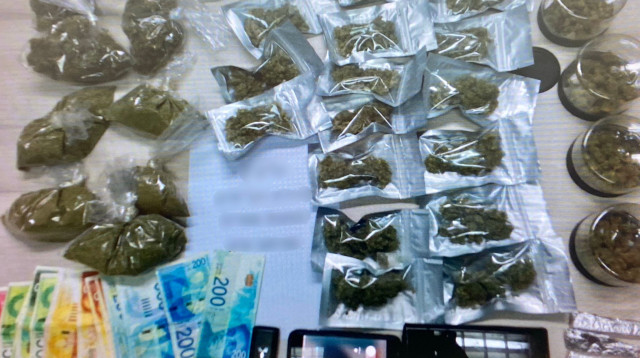 קנאביס שנתפס בירושלים (צילום: דוברות המשטרה)