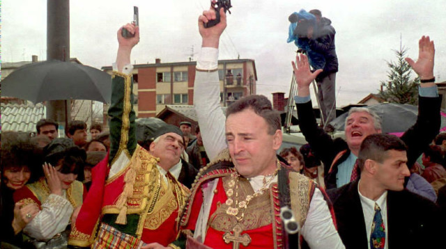 בסרביה "ארקאן" נחשב לגיבור, בעולם הוא ייזכר לעד כפושע מלחמה אכזרי (צילום: GettyImages, MILOS VUKADINOVIC)