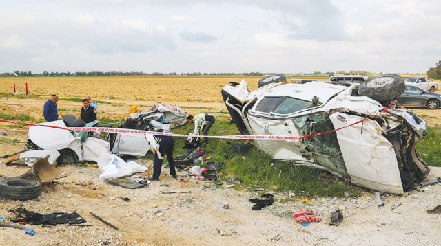 תאונת דרכים המחשה (צילום: פלאש 90)