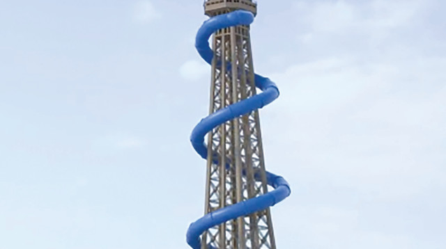 מגדל אייפל של אחד באפריל (צילום: אתר תיירות צרפת)