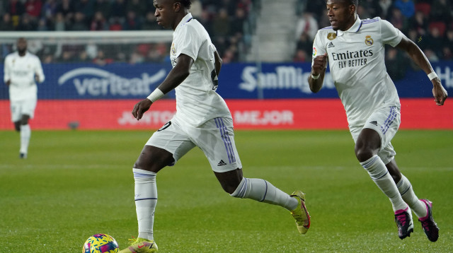 בהתקפה יחד עם ואלוורדה ורודריגו. ויניסיוס (צילום: GettyImages)