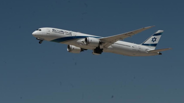 מטוס אל על (צילום: אבשלום ששוני)