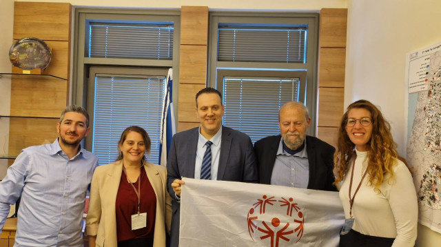 ציון דרך לעמותה. פגישת השר זוהר עם נציגי ספיישל אולימפיקס (צילום: אתר רשמי, באדיבות ספיישל אולימפיקס)