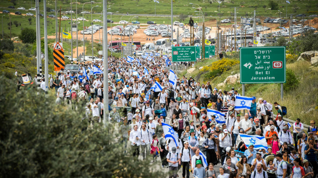 הצעדה לאביתר (צילום: שריה דיאמנט, פלאש 90)