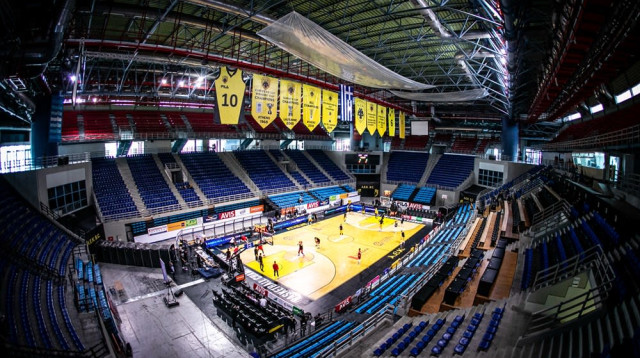האולם של א.א.ק אתונה (צילום: אתר רשמי, באדיבות FIBA, אתר ליגת האלופות בכדורסל)