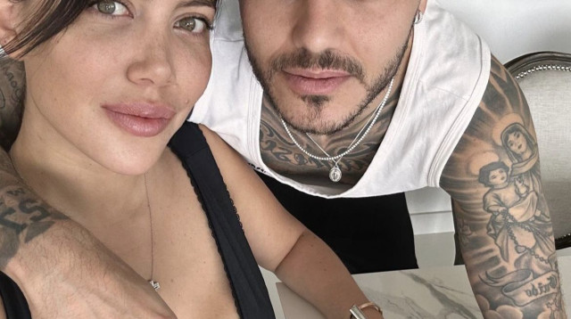 וונדה ומאורו איקרדי (צילום: מסך, אינסטגרם)