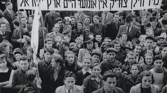 פליטי השואה (צילום: מכון משואה)