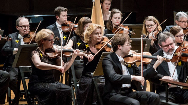 התזמורת הפילהרמונית הישראלית (צילום: המוזיאון לתולדות יהדות פולין)