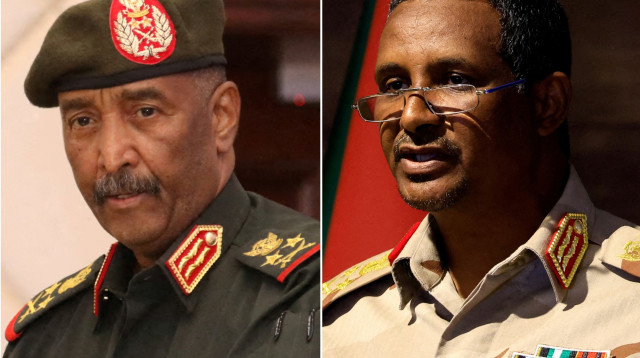 מוחמד חמדאן דגלו, עבד אל-פתאח אל-בורהאן (צילום: רויטרס)