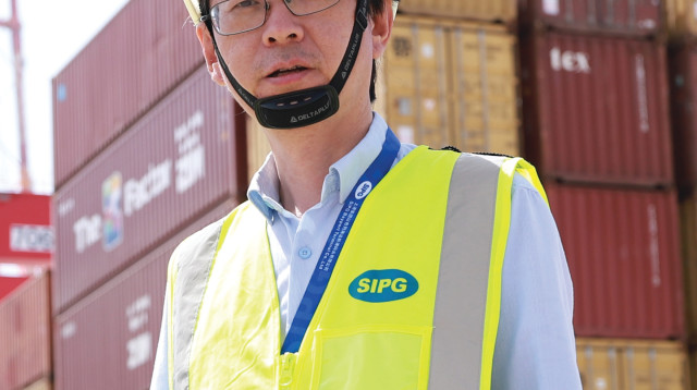 מי האו ציאנג, מנכ"ל נמל המפרץ בחיפה (צילום: נמל המפרץ)