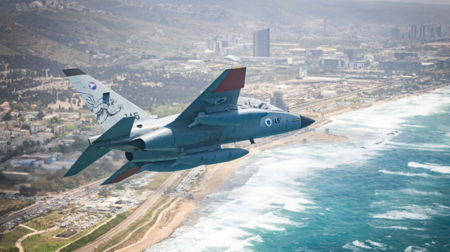 מטס חיל האוויר ביום העצמאות (צילום: דובר צה"ל)