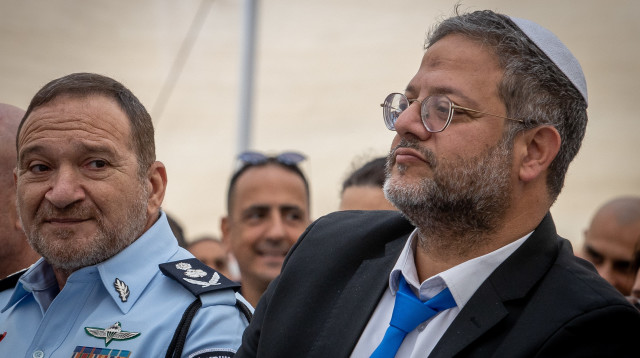 איתמר בן גביר, יעקב שבתאי (צילום: אורן בן חקון, פלאש 90)