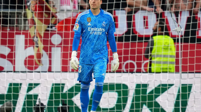 אנדריי לונין, שוער ריאל מדריד (צילום: GettyImages, Alex Caparros)