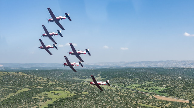 מטס חיל האוויר ביום העצמאות (צילום: דובר צה"ל)