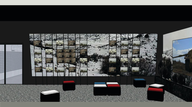 האנדרטה החדשה חטיבה 188 (צילום: הדמיה עמותת ברק 188)