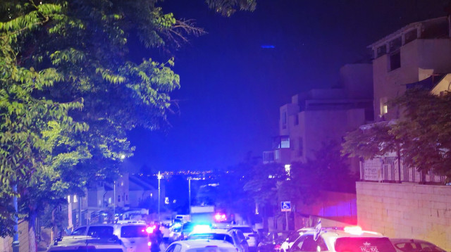 זירת הרצח באלעד (צילום: יוני אמר)