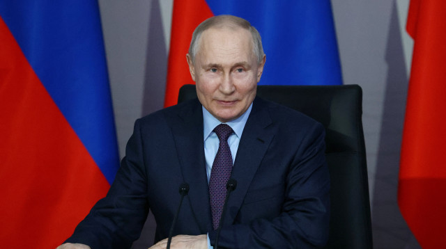 ולדימיר פוטין (צילום: Sputnik/Artem Geodakyan/Pool via REUTERS)