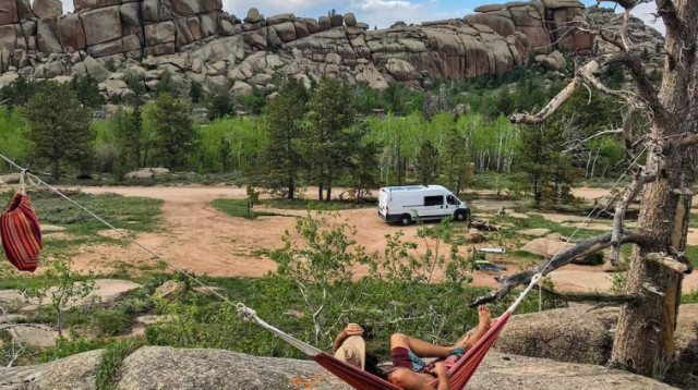 קמפינג בווימינג, ארצות הברית (צילום: צילום מסך אינסטגרם)