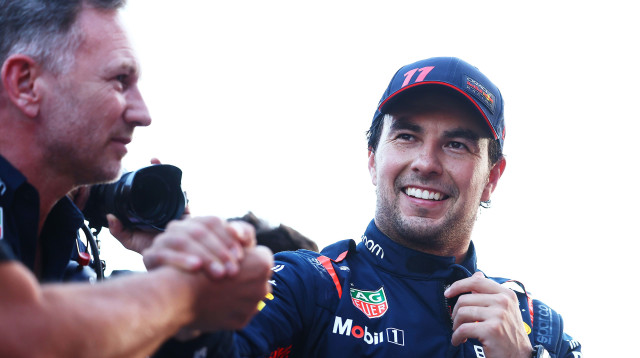 סרחיו פרס, נהג קבוצת רד בול (צילום: GettyImages, Mark Thompson)