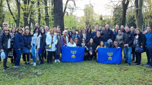 מסע 100 שנה לתנועת בית"ר (צילום: טנא תקשורת)