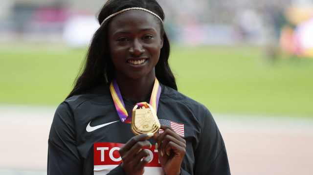 טורי בואי אצנית אמריקאית (צילום: רויטרס)