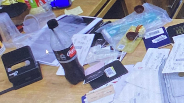 זירת הפריצה במשרדים בבית שמש (צילום: דוברות המשטרה)