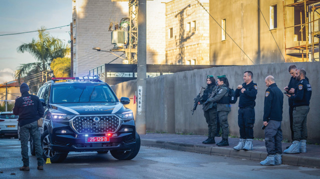 זירת רצח ברמלה (צילום: יוסי אלוני, פלאש 90)