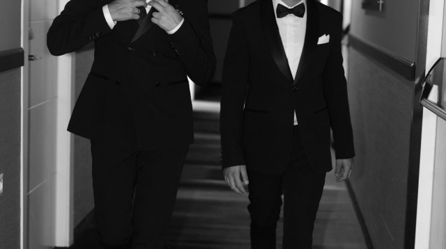 מיכאל בן דוד ורועי רם מתחתנים (צילום: קסם צלמים)