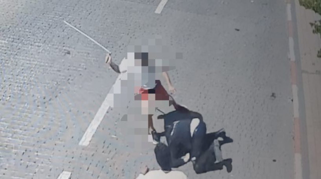 קבוצת הצעירים שתקפה את המאבטח בהר מרון (צילום: דוברות המשטרה)