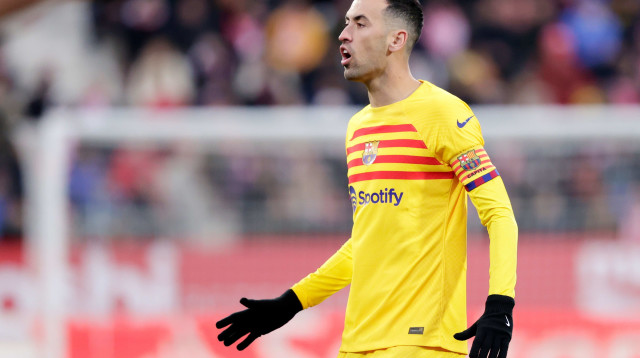 חוזר מפציעה היישר להרכב. בוסקטס (צילום: אימג'בנק  GettyImages, David S. Bustamante/Soccrat)