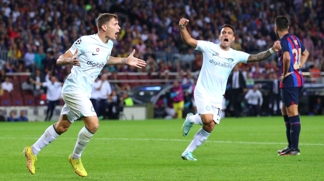 היממה את ברצלונה בקאמפ נואו. ניקולו בארלה (צילום: אימג'בנק  GettyImages, Eric Alonso)