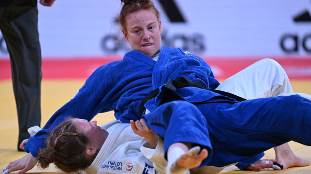 קרובה למדליה. מאיה גושן (צילום: GettyImages, KIRILL KUDRYAVTSEV/AFP)