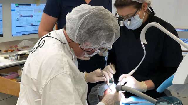 ד״ר שטיינקלר-דקל פרופ וייס בעבודה (צילום: פרטי)