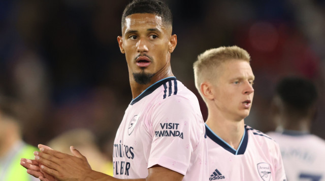 וויליאם סאליבה לצד אולכסנדר זינצ'נקו ארסנל (צילום: GettyImages)