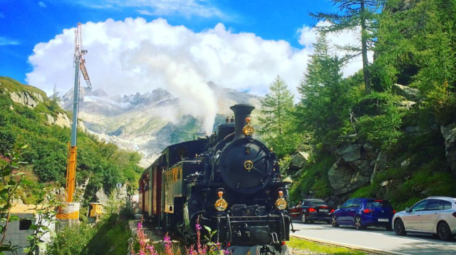 Furka Railway, שוויץ (צילום: צילום מסך אינסטגרם)