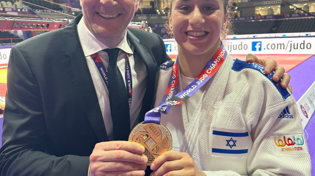 הג'ודוקא הישראלית ענבר לניר (צילום: אתר רשמי, איגוד הג'ודו)